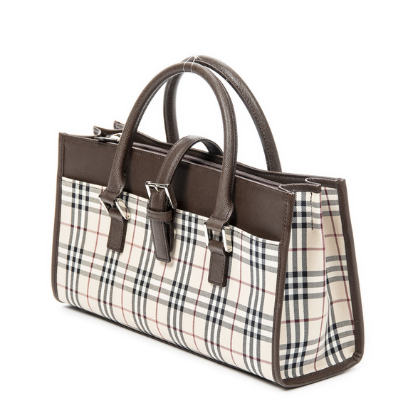 Burberry Small Horizontal Slip Pocket Tote - Picture 2 of 8